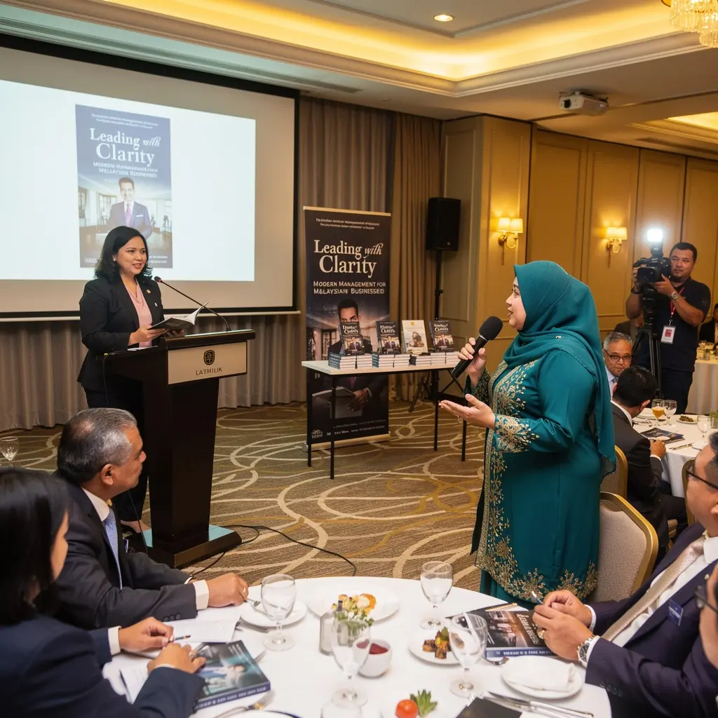 An individual browsing through a shelf filled with various management and entrepreneurship books.