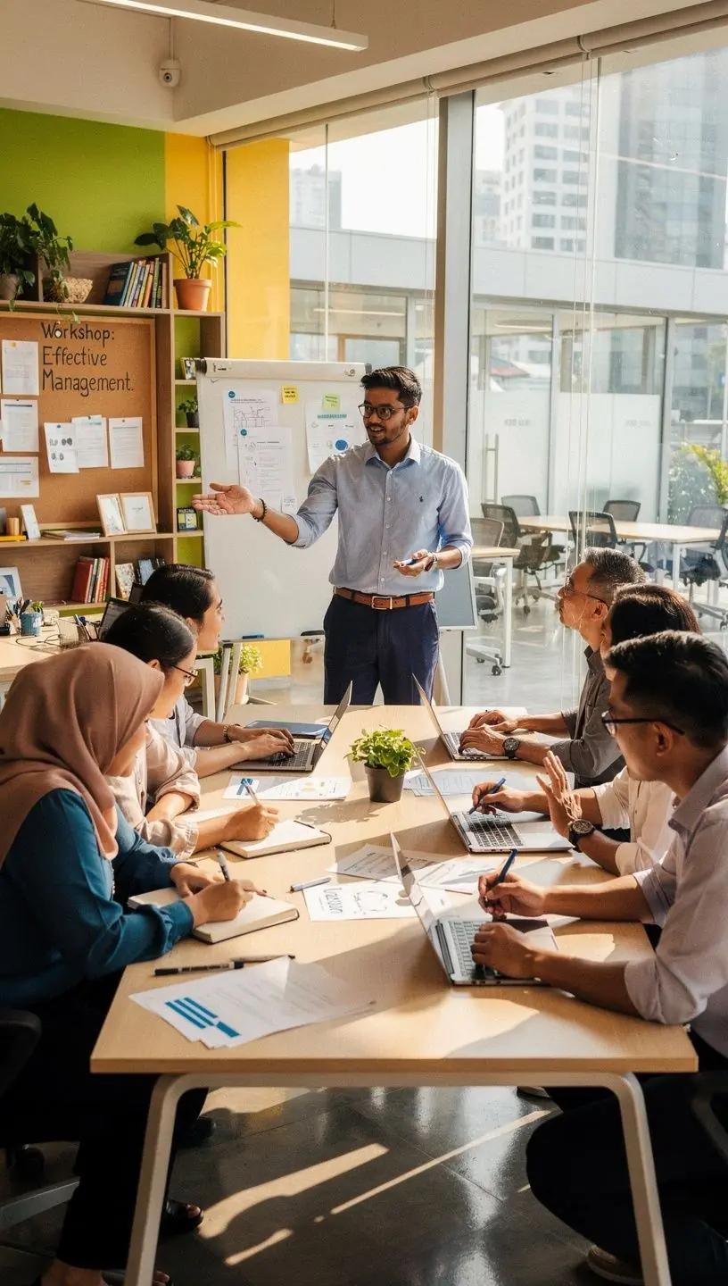 A cozy reading nook in a bookstore, inviting readers to explore personal development literature.